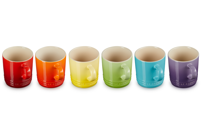  Tazas de café grandes de cerámica, juego de 6 tazas de
