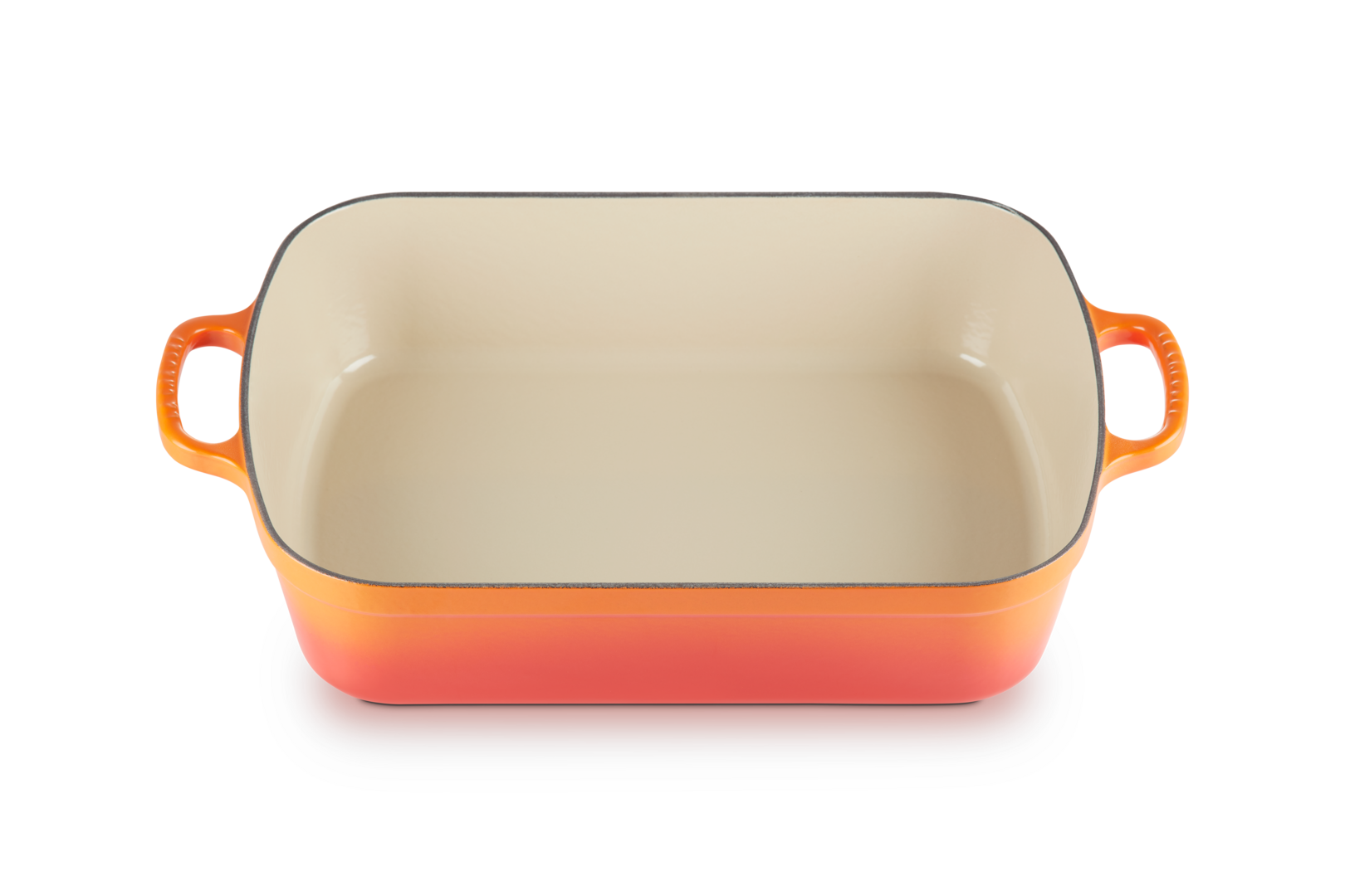 para cocinar y hornear cacerola de plato Asador rectangular de hierro fundido esmaltado de 2.75 litros bandeja para asar profundo color rojo bandeja para lasaña 